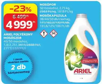 Auchan ARIEL Folyékony mosószer ajánlat