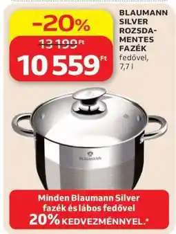 Auchan BLAUMANN SILVER ROZSDAMENTES FAZÉK ajánlat