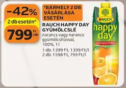 Auchan Rauch Happy Day Gyümölcslé ajánlat