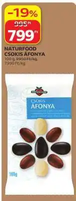Auchan NATURFOOD CSOKIS ÁFONYA ajánlat
