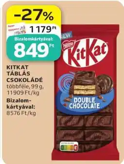 Auchan KitKat táblás csokoládé ajánlat