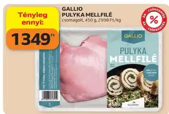 Auchan GALLIO PULYKA MELLFILÉ ajánlat