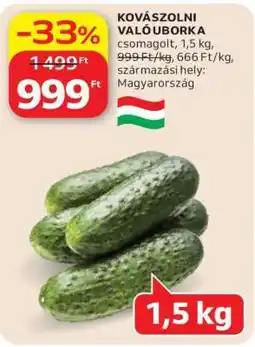 Auchan Kovászolni való uborka ajánlat
