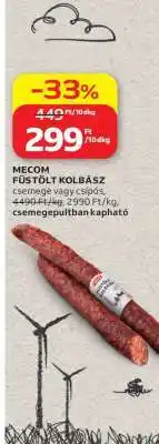 Auchan Mecom füstölt kolbász ajánlat