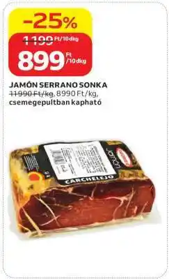 Auchan Jamón Serrano sonka ajánlat