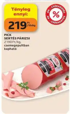 Auchan PICK Sertés Párizsi ajánlat