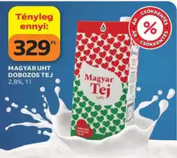 Auchan MAGYAR UHT DOBOZOS TEJ ajánlat