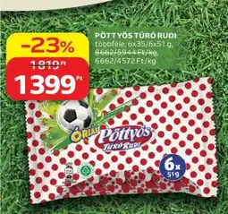Auchan PÖTTYÖS Túró Rudi ajánlat