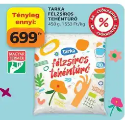 Auchan Tarka Félzsíros Tehéntúró ajánlat