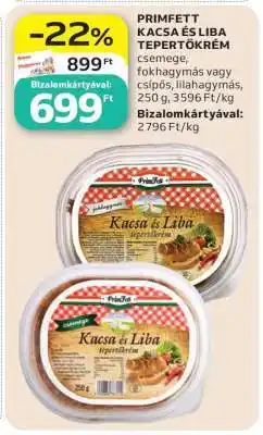 Auchan Primfett Kacsa és Liba Tepertőkrém ajánlat