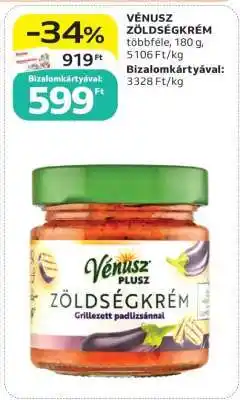 Auchan Vénusz Zöldségkrém ajánlat