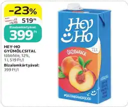 Auchan HEY-HO GYÜMÖLCSITAL ajánlat