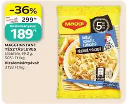 Auchan MAGGI INSTANT TÉSZTÁS LEVES ajánlat