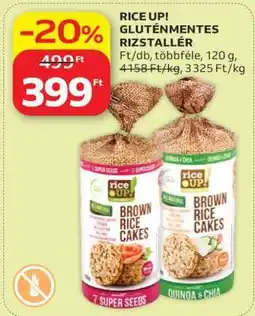 Auchan RICE UP! GLUTÉNMENTES RIZSTALLÉR ajánlat