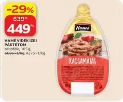Auchan HAMÉ VIDÉK ÍZEI PÁSTÉTOM ajánlat