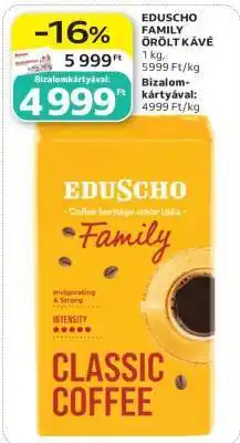 Auchan Eduscho Family őrölt kávé ajánlat