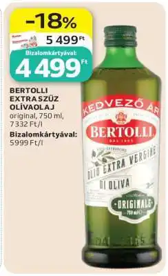 Auchan BERTOLLI Extra szűz olívaolaj ajánlat