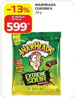 Auchan WARHEADS Cukorka ajánlat