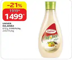 Auchan UNIVER﻿﻿ Majonéz ajánlat
