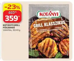 Auchan KOTÁNYI GRILL FŰSZERSÓ ajánlat