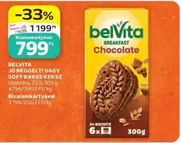 Auchan BELVITA JÓ REGGELT! VAGY SOFT BAKES KEKSZ ajánlat