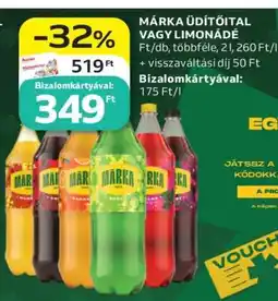 Auchan MÁRKA ÜDÍTŐITAL VAGY LIMONÁDÉ ajánlat