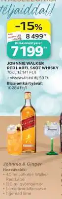 Auchan Johnnie Walker Red Label Skót Whisky ajánlat