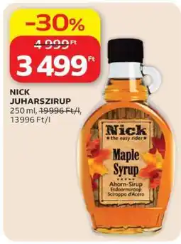 Auchan NICK JUHARSZIRUP ajánlat