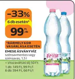 Auchan Emese ásványvíz ajánlat