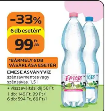 Auchan Emese ásványvíz ajánlat