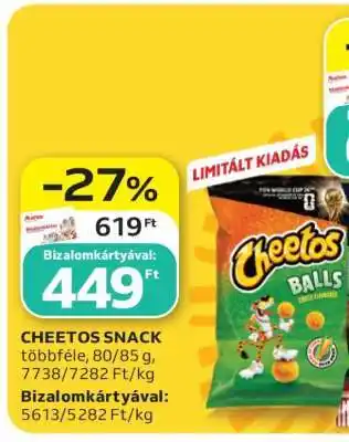 Auchan Cheetos snack ajánlat