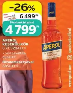 Auchan APEROL KESERŰLIKŐR ajánlat