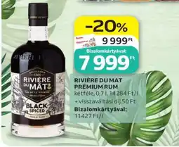 Auchan RIVIÈRE DU MAT PRÉMIUM RUM ajánlat