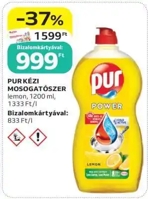Auchan Pur kézi mosogatószer ajánlat