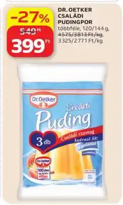 Auchan Dr. Oetker Családi Pudingpor ajánlat