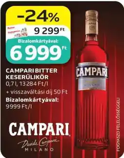Auchan CAMPARI BITTER KESERŰLIKŐR ajánlat