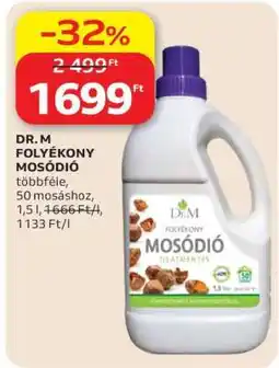 Auchan Dr. M. folyékony mosódió ajánlat