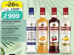 Auchan ROMANOFF Vodka ajánlat