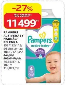 Auchan Pampers Active Baby Nadrág-Pelenka ajánlat