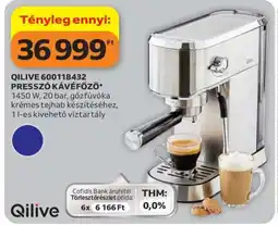 Auchan QILIVE 600118432 PRESSZÓ KÁVÉFŐZŐ ajánlat