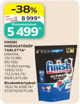 Auchan FINISH Mosogatógép-tabletta ajánlat