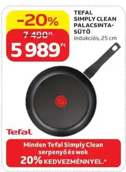 Auchan TEFAL SIMPLY CLEAN PALACSINTA-SÜTŐ ajánlat