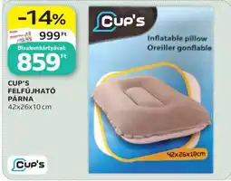 Auchan CUP'S FELFÚJHATÓ PÁRNA ajánlat