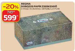 Auchan REGINA DOBOZOS PAPÍR ZSEBKENDŐ ajánlat