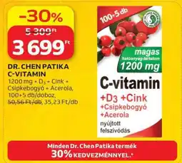 Auchan DR. CHEN PATIKA C-VITAMIN ajánlat