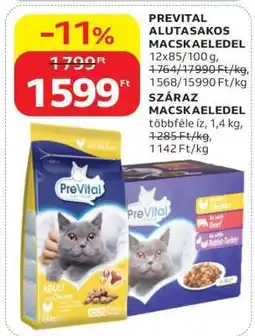 Auchan PREVITAL Alutasakos macskaeledel ajánlat