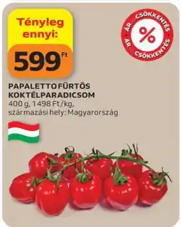 Auchan Papalettofürtös koktélparadicsom ajánlat