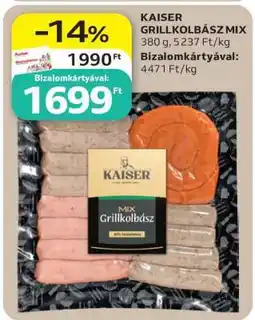 Auchan KAISER GRILLKOLBÁSZ MIX ajánlat