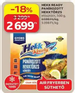 Auchan HEKK READY PANÍROZOTT HEKKTÖRZS ajánlat
