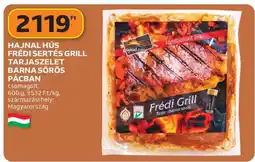 Auchan HAJNAL HÚS FRÉDI SERTÉS GRILL TARJASZELET BARNA SÖRÖS PÁCBAN ajánlat
